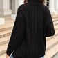 Women's Warm Turtleneck Sweater - Slim, Chunky Knit, Winter
