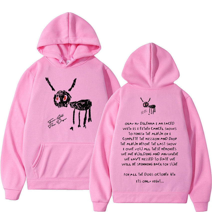 Men's Oversized Hoodie - Relaxed Spandex Blend, Streetwear