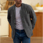 men's Warm jacket - blazer-style, long-sleeve, polyester, for everyday casual wear