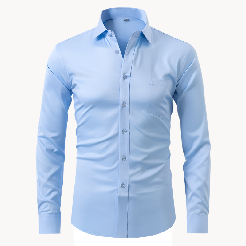 Variant image for Men's Dress Shirt with Anti-Floor Technology, Breathable Fabric, Lightweight, Classic Fit for All-Day Style-41
