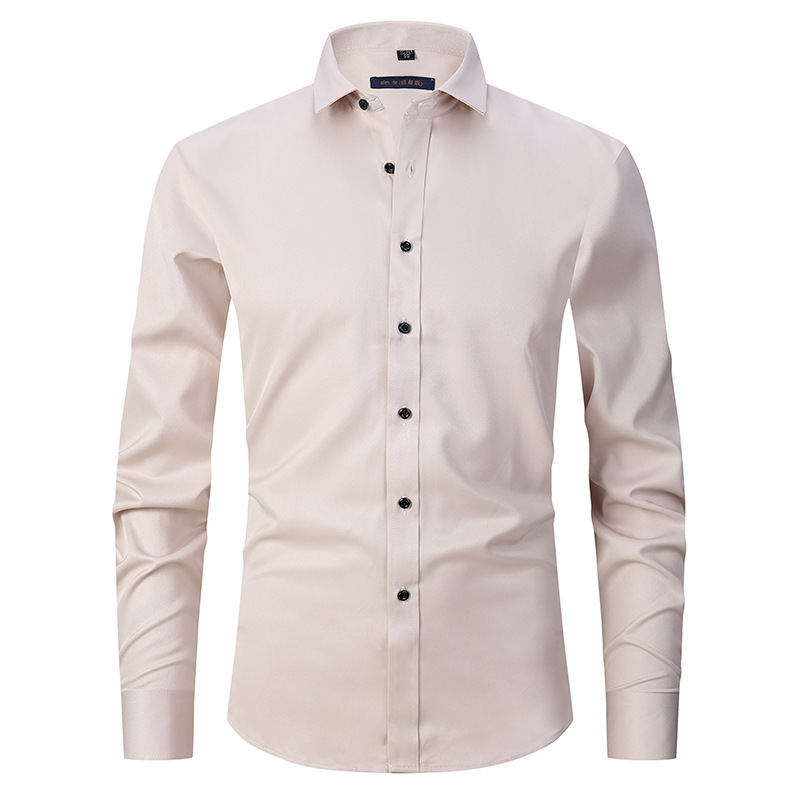 Variant image for Men's Dress Shirt with Anti-Floor Technology, Breathable Fabric, Lightweight, Classic Fit for All-Day Style-59