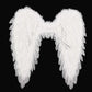 Feathered Luxurious Angel Wings for Halloween & Cosplay - Elegant Costume Accessory for Parties & Performances