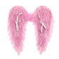 Feathered Luxurious Angel Wings for Halloween & Cosplay - Elegant Costume Accessory for Parties & Performances