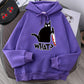 Men’s Oversized Hoodie - Graphic Pullover, Wool Lined Casual