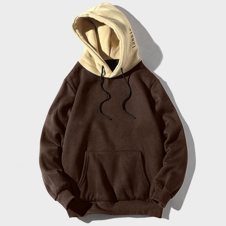 Unisex Warm Hoodie - Relaxed Kangaroo Pocket, Cotton Blend