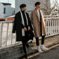 Warm Timeless Men's Wool Coat - Mid Length, Wool Winter