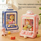 Claw Mini Crane Toy Machine for Kids - Coin Operated Plush Grabber Game with Lights & Music
