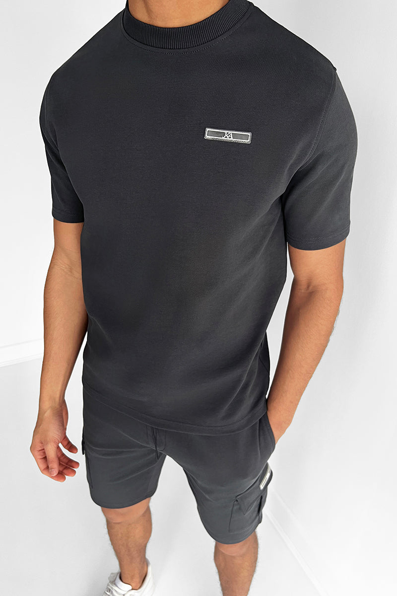 Variant image for Slim Fit Leisure Set for Men with Cargo Shorts, Premium 100% Cotton Fabric, Tailored Design, Comfortable Everyday Wear-7