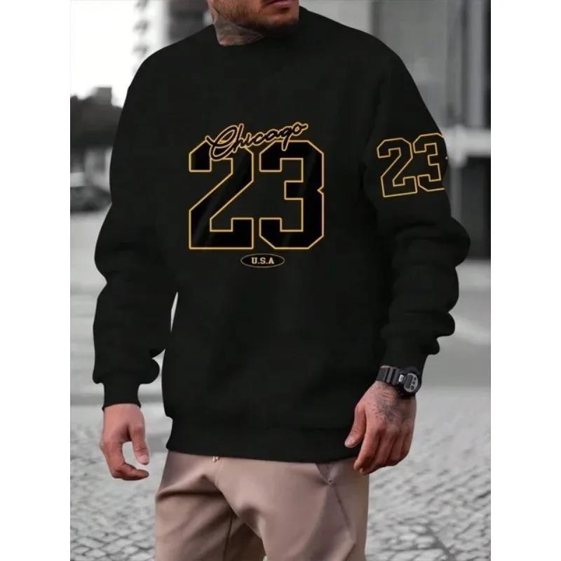 Relaxed Crewneck, Fleece, Casual – Warm Men’s Sweatshirt