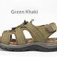Light men's sandals - open-toe, microfiber leather, casual summer footwear