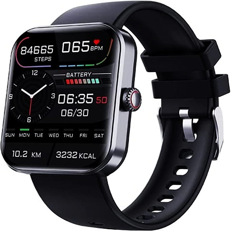 Health 2025 Smartwatch BP+ECG+HRV+BG Monitor with SpO2, Heart Rate, Sleep & Fitness Tracking