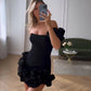 Elegant Floral Mini Dress for Women - Flattering Cocktail Dress for Wedding Guests and Summer Events-6