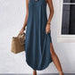 Variant image for Lightweight Summer Cami Dress for Women, V-Neck Loose Fit, Breathable Fabric, Available in Multiple Colors-16
