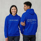 Unisex Warm Hoodie - Graphic Front-Pocket Hoodie With Back Print, Fleece-Lined, Casual Wear
