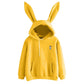 Cozy Oversized Women’s Rabbit Ear Hoodie - Fleece, Casual