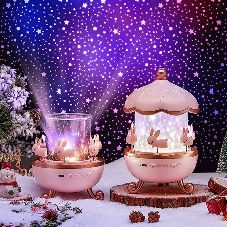 Projector Upgraded Night Light - 12 Themes, Bluetooth, Calming Glow for Kids