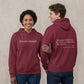 Unisex Warm Hoodie - Graphic Front-Pocket Hoodie With Back Print, Fleece-Lined, Casual Wear