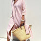 Classic Striped Women's Dress with Lace Trim, Elegant Summer Dress for Versatile Styling-3