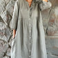 Variant image for Linen Shirt Dress for Women, Lightweight and Breathable Summer Style, Knee-Length Relaxed Fit, Available in Multiple Colors-17