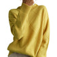 Plush Cozy Womens Sweater - Oversized Diamond Knit Winter