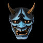 Resin2025 Edition Demon Mask Full Face Horned Cosplay Halloween