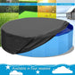 Water-Resistant Dog Pool Cover Round Fit Debris Blocking Keeps Water Clean Fall 2025 Backyard Pet Accessory