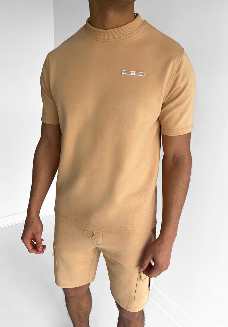 Variant image for Slim Fit Leisure Set for Men with Cargo Shorts, Premium 100% Cotton Fabric, Tailored Design, Comfortable Everyday Wear-19
