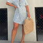 Relaxed Denim Dress for Women, Comfortable Fit, Versatile Knee-Length Style for Casual and Semi-Formal Occasions-1