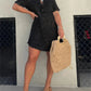 Variant image for Relaxed Denim Dress for Women, Comfortable Fit, Versatile Knee-Length Style for Casual and Semi-Formal Occasions-9