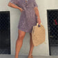 Variant image for Relaxed Denim Dress for Women, Comfortable Fit, Versatile Knee-Length Style for Casual and Semi-Formal Occasions-17