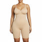 Women's Seamless Shapewear Bodysuit - full-body shaping, spandex blend, everyday wear