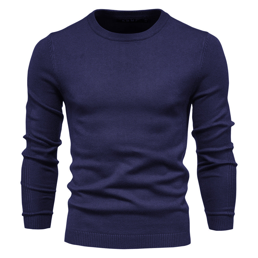 Plush Men's Turtleneck Sweater - Slim Fit Viscose Winter
