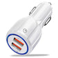 Usb Car Charger Dual Port Fast Charging Travel-Friendly Adapter