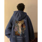 Men's Oversized Hooded Sweater - Relaxed Fit, Casual