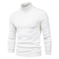 Plush Men's Turtleneck Sweater - Slim Fit Viscose Winter