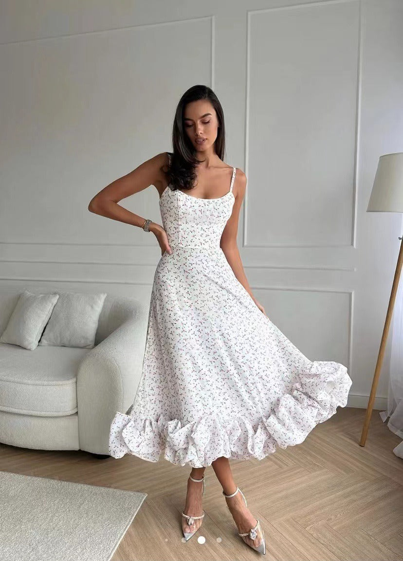 Elegant Women's Summer Dress in Black or White, Flattering Fit, Breathable Fabric, Versatile for Casual or Formal Occasions-6