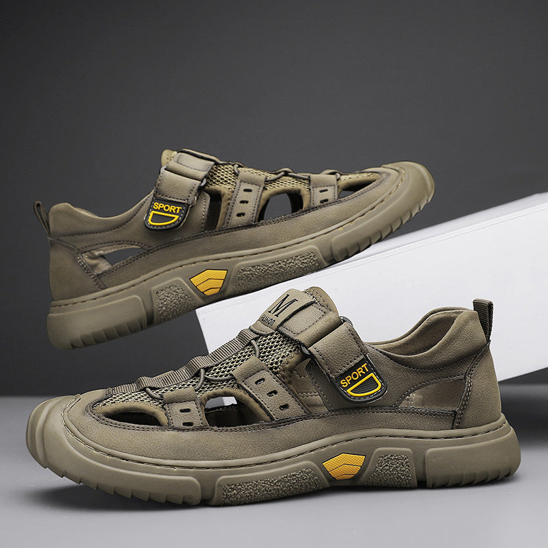 men's Breathable water shoes - casual, PU and mesh upper, EVA sole, for water activities
