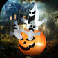 Inflatable Halloween Decoration Pumpkin With Ghosts LED