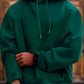 Men's Oversized Hooded Jumper - Relaxed Fit, Casual