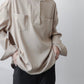 Plush Men’s Half Turtleneck Shirt - Stand Collar, Polyester