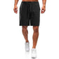 Men's Linen Shorts with Elastic Waistband, Pockets, and Loose Fit for Comfort and Style, Available in Sizes S-5XL-1