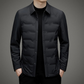 Light Refined Men's Padded Jacket - Shirt Collar Down