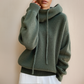 Warm Womens Oversized Hoodie - Relaxed Knit, For Regular