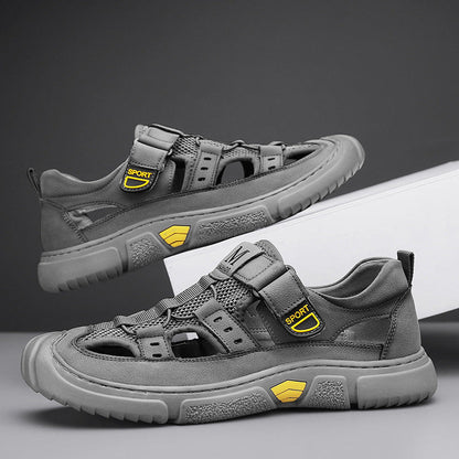 men's Breathable water shoes - casual, PU and mesh upper, EVA sole, for water activities