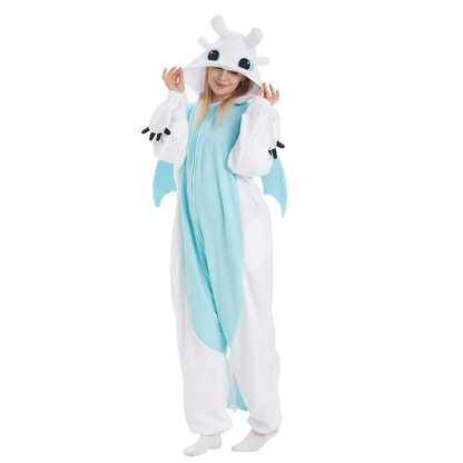 Toothless Kigurumi Dragon Pajamas Jumpsuit for Kids Adults