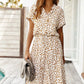 Elegant Women's Dress, Flattering Cut Knee-Length Formal Dress in Luxurious Soft Fabric for All Occasions-1