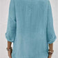 V-Neck Button-Up Women's Top - Lightweight Blouse for Women, Versatile Casual Elegance, Flattering Fit, Sizes S-3XL-2