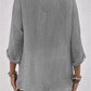 V-Neck Button-Up Women's Top - Lightweight Blouse for Women, Versatile Casual Elegance, Flattering Fit, Sizes S-3XL-6
