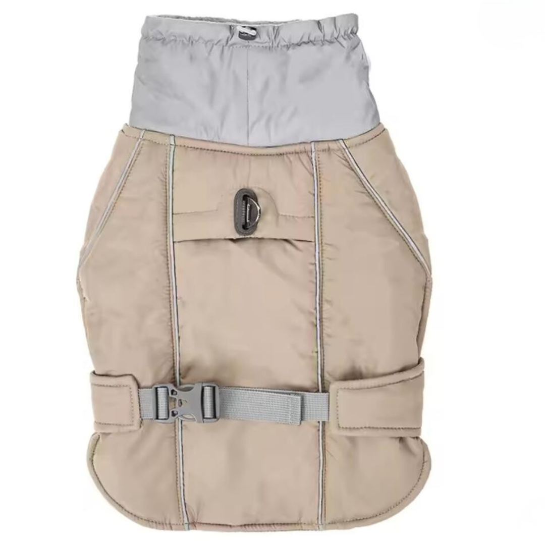 Water-Resistant2025 Edition Dog Coat With Reflective Strips And Flexible Straps For Safe Winter Walks