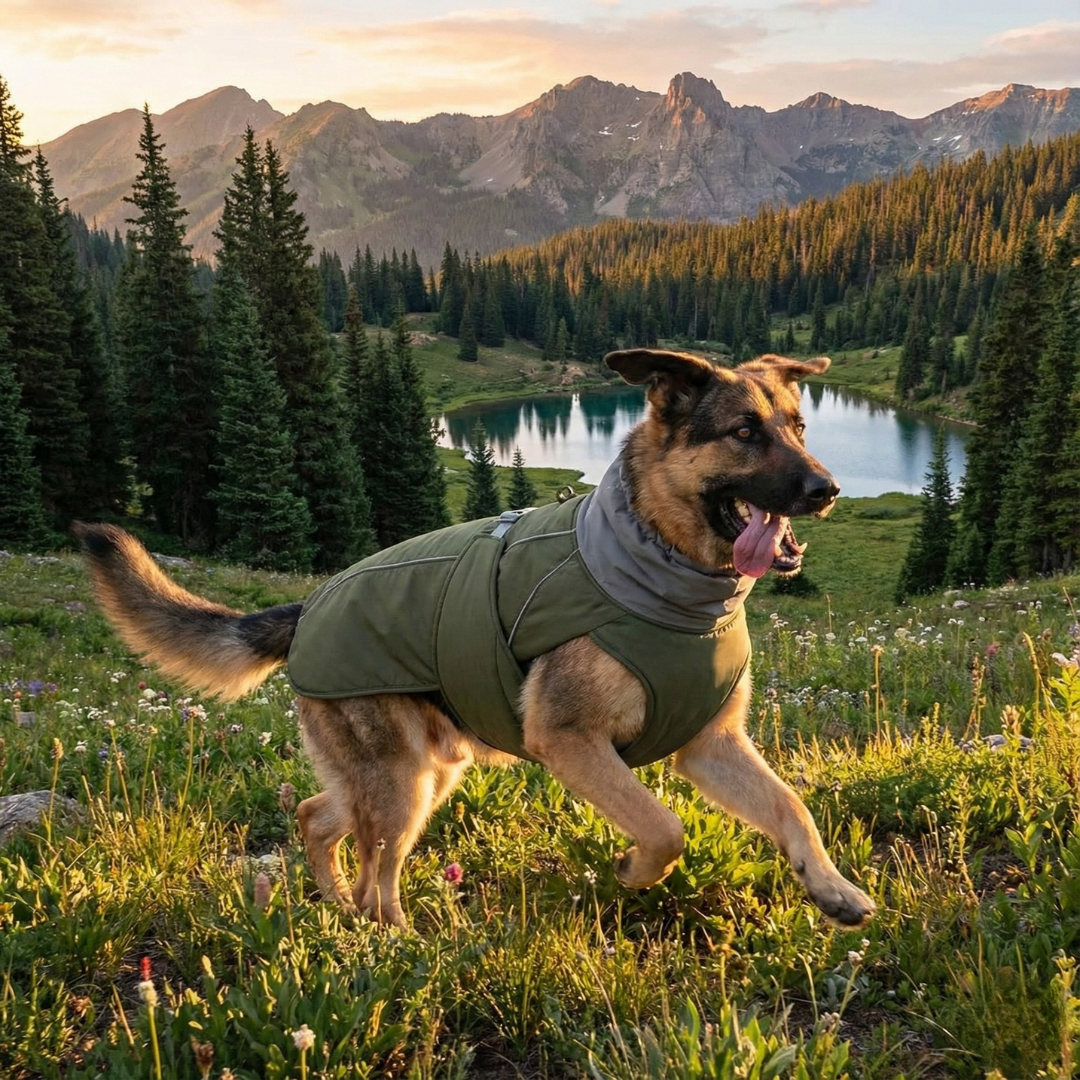 Water-Resistant2025 Edition Dog Coat With Reflective Strips And Flexible Straps For Safe Winter Walks